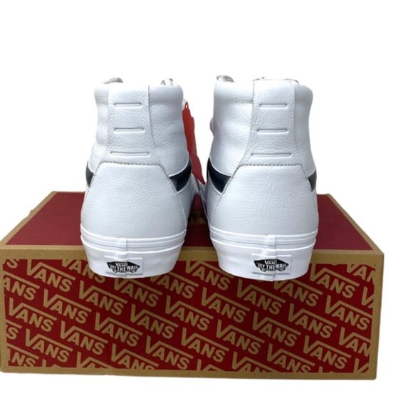 VANS Sk8-Hi XL Shoes Big Mood Leather White Men's Size Skate Casual VN0A5KRYWHT - Picture 10 of 12